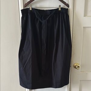 Gap Poplin Black Skirt